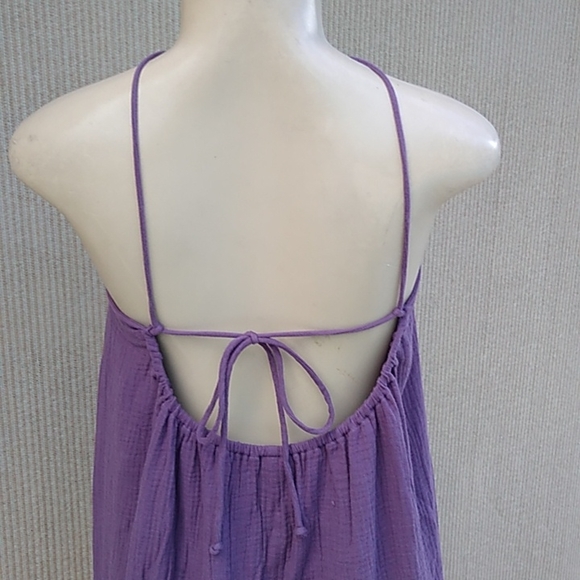 NWT Shade & Shore Women's Dusk Sleeveless Cotton Maxi Cover Up Dress - Size S - Picture 5 of 8